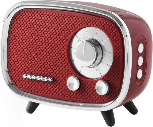 Vista 7 de Altavoz Crosley CR3039A-BK Rondo Retro portátil recargable con Bluetooth, color negro