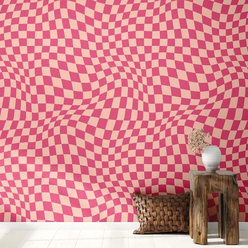 Vista 3 de Dunzoom Papel tapiz a cuadros de despegar y pegar de 15.75''x118'' pulgadas, estético, extraíble, papel de contacto, papel tapiz preppy, decoración