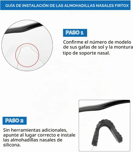 Vista 4 de Kits de goma de repuesto para gafas de sol Oakley M Frame Heater/ M Frame Sweep/M Frame Strike/M Frame Strike/M Frame Hybrid Sunglass Negro