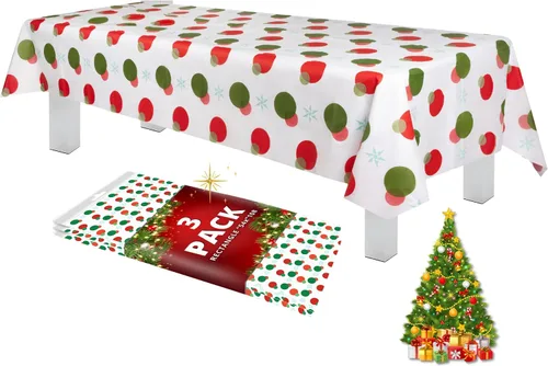 Vista 34 de Grandipity Mantel de plástico desechable de calidad prémium para fiestas con temática de globos de cumpleaños, 1 paquete, 54 x 108 pulgadas, mantel