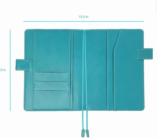 Vista 2 de Fromthenon Funda de tela A5 de alta calidad para planificador de cuaderno recargable [solo funda A5] (gris)