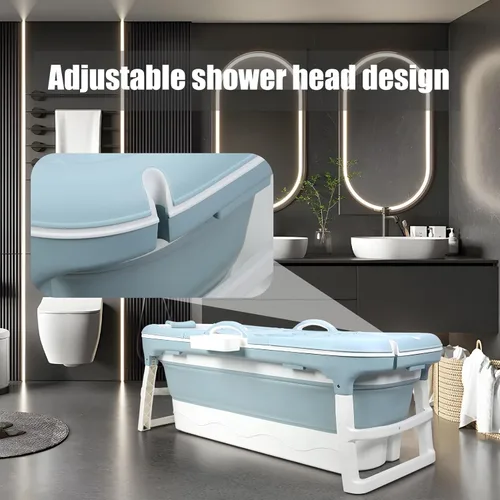 Vista 9 de Foldable Bathtub, Portable Tub for Adults, 46/50 inch Collapsible Tub