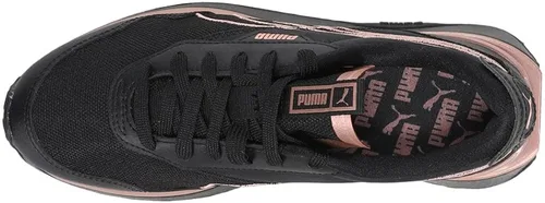 Vista 4 de PUMA Zapatos deportivos metálicos Cruise Rider para mujer, estilo casual, color negro
