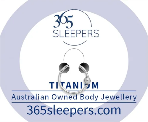 Vista 22 de 365 Sleepers Anillo de titanio de 18G de 0.236 a 0.394 pulgadas, con bisagras, segmento BCR, hélice, tragus, septum, nariz, labio, arete de aro