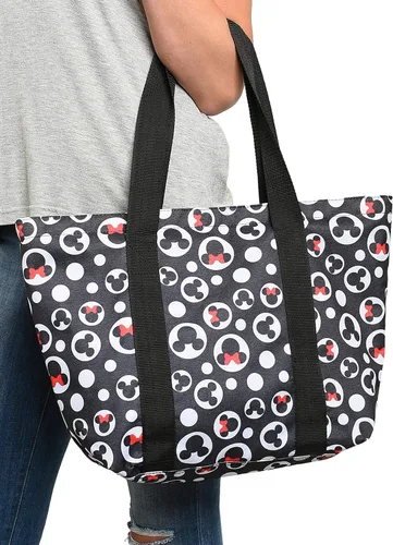 Vista 5 de Disney Tote Mickey & Minnie Mouse Icon Print - Bolsa de viaje con cremallera