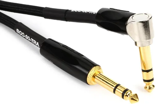 Vista 2 de BOSS Cable de conexión para escenario y estudio, 3 pies (BCC-3-TRA)