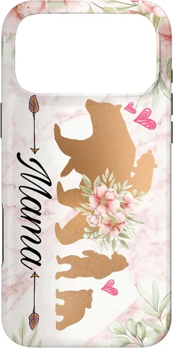 Vista 22 de Mama Bear & Cubs Design Phone Grip - Funda para iPhone 17 de 3 niños