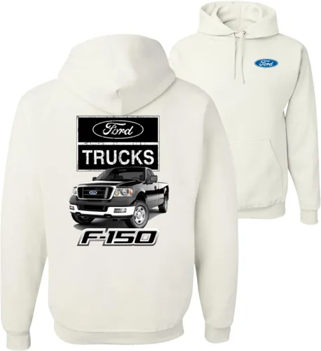 Vista 30 de Wild Bobby Ford Trucks F150 Pickup Cars and Trucks Front and Back - Sudadera con capucha unisex
