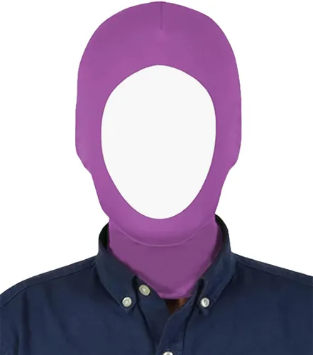 Vista 14 de Máscara unisex con capucha Zentai abierta para fiestas de disfraces