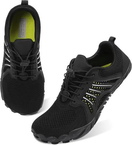 Vista 2 de Scurtain Unisex Mens Womens Athletic Hiking Water Shoes Quick Dry Barefoot Aqua Shoes Swim Shoes Beach Shoes with Drainage