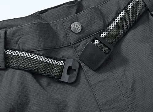Vista 3 de TBMPOY Pantalones de senderismo y montaña, ligeros, impermeables, con cinturón, secado rápido, para hombres