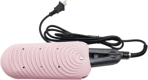 Vista 10 de Funda de silicona aislante de calor para herramientas de peinado del cabello, rizadores y planchas planas, cubierta de viaje antideslizante, pequeña