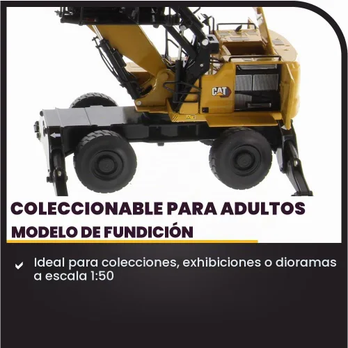Vista 3 de Manipulador de materiales Caterpillar MH3040 1:50 - Serie High Line de Diecast Masters - 85958
