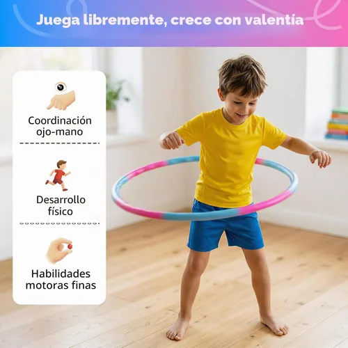 Vista 7 de Liberry Juguete deportivo de aro de ejercicio para niños mayores de 3 años