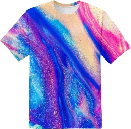 Vista 31 de Camiseta de manga corta con estampado 3D para niños y niñas de 6 a 16 años Bcm45-blanco
