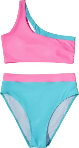 Vista 126 de MOOSLOVER Traje de baño de dos piezas con corte alto y cintura alta para mujer