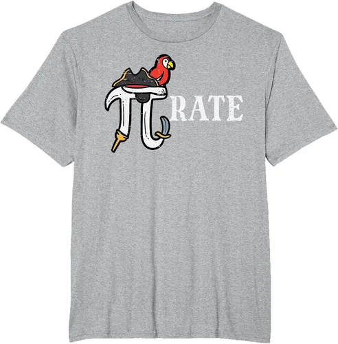 Vista 23 de Pirate Pi Funny Math Pie Halloween Disfraz Maestro Hombres Mujeres Camiseta Asphalt Grey