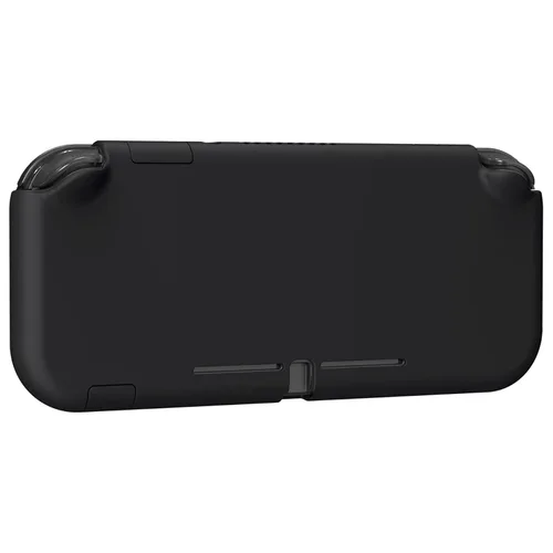 Vista 8 de eXtremeRate PlayVital Black Protective Grip Case for Nintendo Switch Lite, Hard Cover Protector for Nintendo Switch Lite - Screen Protector & Thumb