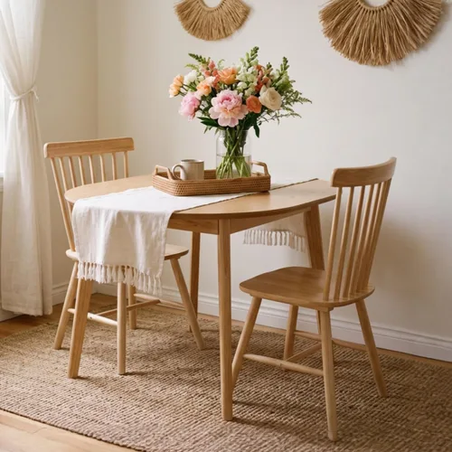Vista 19 de Windsor - Juego de 2 sillas de comedor, sillas de madera con Negro