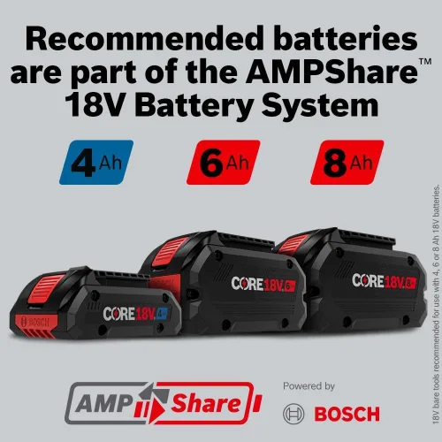 Vista 10 de BOSCH GST18V-50BN 18V Sierra de calar sin escobillas con agarre de barril (herramienta desnuda)