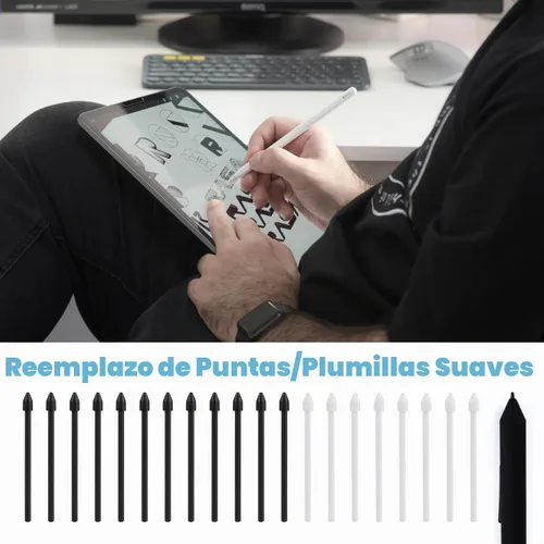 Vista 6 de 20 puntas de repuesto para Samsung Pen, kit de punta Stylu Plumas para Samsung Galaxy Tab S6 Lite/S7 FE/S8 Ultra/S8+ Plus/S8/S9+ Plus/S9 FE+