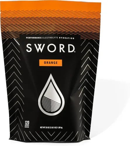 Vista 8 de SWORD PERFORMANCE Mezcla de bebida en polvo para reponer electrolitos, bayas, bolsa resellable de 30 porciones con cuchara