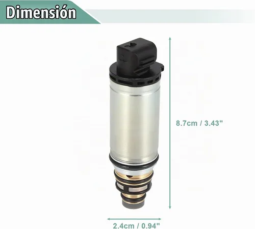 Vista 3 de X AUTOHAUX Válvula solenoide de control del compresor de CA VCS14EC DCS17EC AC aire acondicionado de control de repuesto para Nissan Altima 2013
