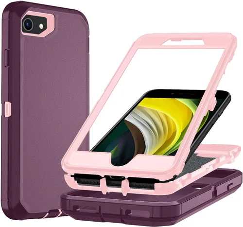 Vista 43 de Funda para iPhone 7/8Plus, iPhone 8 Plus y 7 Plus, resistente protección para teléfono, a prueba de golpes, a prueba de polvo, a prueba de caídas