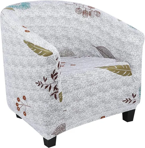 Vista 27 de Funda para silla de club, funda elástica para sillón, funda de sofá, protector de muebles para sala de estar (color #18)