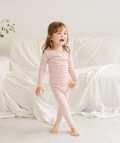Vista 29 de AVAUMA Conjunto de pijama de algodón para bebés y niñas de 6 meses a 7 años
