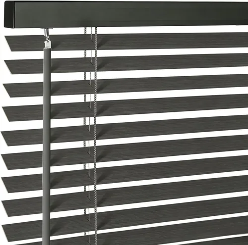 Vista 17 de Persianas de madera real de 2 pulgadas para ventanas de interior, persianas venecianas opacas de madera maciza, tamaño personalizado, color cereza