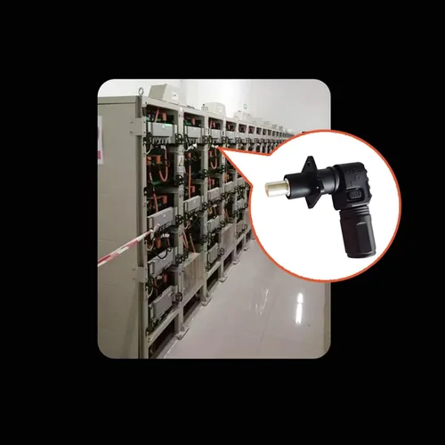 Vista 5 de 1 juego de conectores de almacenamiento de energía de batería, 60 A 10 mm² de alta corriente, terminal de enchufe rápido negro de ángulo recto