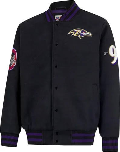 Vista 2 de Ultra Game Men's NFL Official Classic Varsity Coaches Jacket Coat