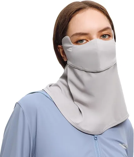 Vista 11 de Protección solar para la cara, bufanda para el cuello, polaina para mujer, UPF 50+, máscara de verano anti-UV, cubierta facial transpirable SLF5M119T