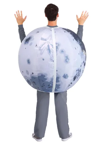 Vista 2 de Disfraz Inflable de Luna para Adultos Multicolor