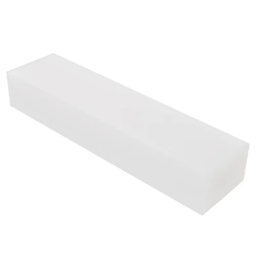 Vista 11 de Bloque de HDPE Blanco PE Polietileno Rectangular Sólido Plástico Bloque de Golpeo de Alta Densidad Hoja Ideal para Proyectos de Bricolaje