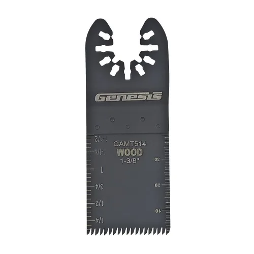 Vista 12 de Genesis GAMT521 Universal Quick-Fit 1 3/8" Bi-Metal Flush Oscilante Multiherramienta Cuchilla de corte rápido de liberación rápida