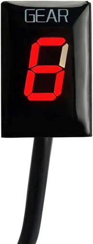 Vista 7 de Indicador de engranaje de motocicleta de 6 velocidades, indicador digital de engranajes, pantalla de engranajes impermeable, compatible con Yamaha