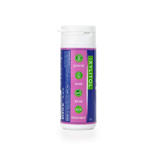 Vista 4 de Spry Xylitol Berry Blast Mints Caramelos sin azúcar - promueve la salud oral, aumenta la producción de saliva, detiene el mal aliento, sin OGM, sin