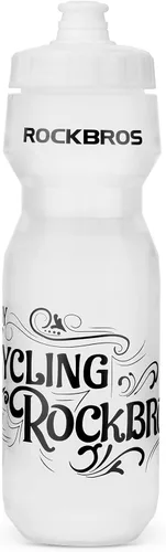 Vista 9 de ROCKBROS - Botella de agua para bicicleta, 20-25 onzas, sin BPA, a prueba de fugas, botella exprimible