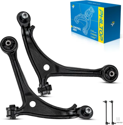 Vista 64 de PHILTOP 6 piezas de brazo de control delantero inferior con barra estabilizadora de rótula para Nissan Rogue 2014-2020 Rogue Sport 2017-2022 Qashqai