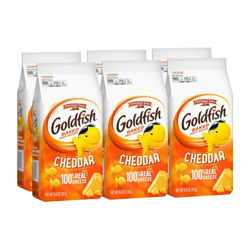 Vista 25 de Goldfish Galletas de queso cheddar para bebé, bolsa de 7.2 onzas