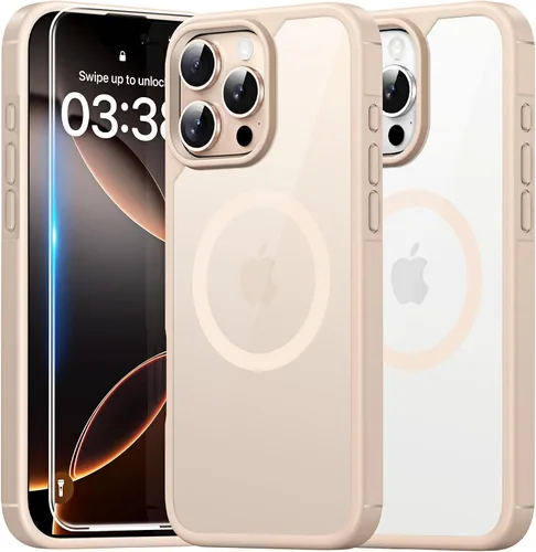 Vista 76 de TAURI Funda para iPhone 17, antiamarilleamiento con protector de pantalla, protección de grado militar, a prueba de golpes, delgada para iPhone 17