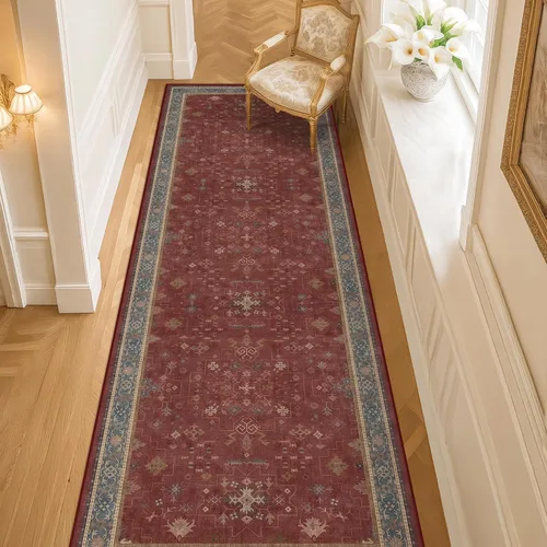 Vista 36 de Hazo Haus – Alfombra pequeña para entrada, cocina o baño, antideslizante con base de goma, resistente a las manchas y a la decoloración, diseño