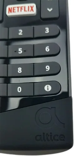 Vista 3 de Control remoto con Bluetooth, voz y baterías de botón Netflix incluidas