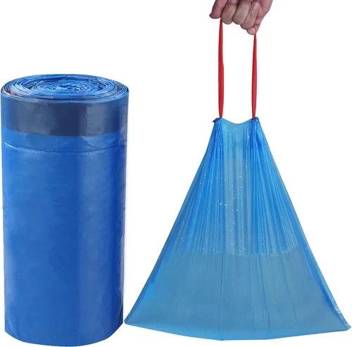 Vista 6 de Bolsas de basura medianas con cordón, 8 galones, 110 unidades/2 rollos