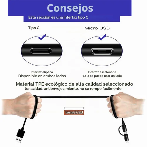 Vista 2 de Cable de carga rápida para licuadora portátil, compatible con linterna Nebo, linterna Streamlight, PopBabies, Supkitdin, licuadora portátil Aoozi