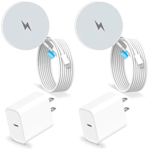 Vista 9 de Cargador inalámbrico para iPhone, 15 W rápido Apple Mag-Safe cargador magnético de carga para iPhone 17Pro Max/16 Pro Max/16Pro/16/iPhone 15Pro