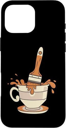 Vista 19 de Painter Coffee - Varnisher Paint Painting Case for iPhone 16