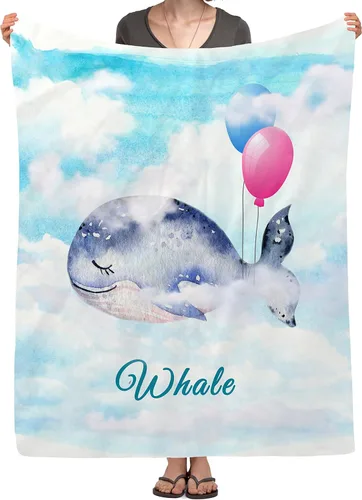Vista 21 de Manta de tiburón para regalo, manta de franela de forro polar de 40 x 50 pulgadas, suave, acogedora y ligera, mantas para sofá, cama, sofá de viaje
